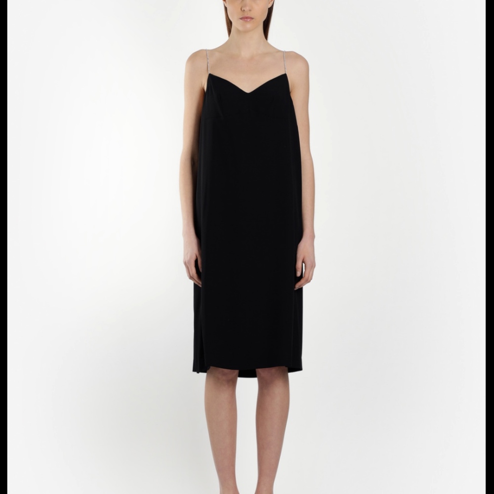 DRIES VAN NOTEN Delax Matte Taffeta slip dress